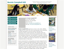 Tablet Screenshot of bonniecampbellhill.com